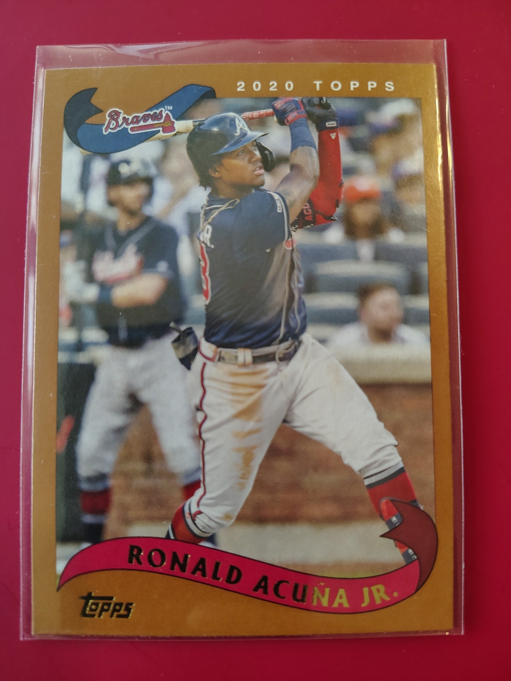 Ronald Acuna Jr. 2020 Topps Archives #241 Atlanta Braves Baseball Card